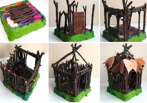 Весенние поделки в садик своими руками. Природные материалы