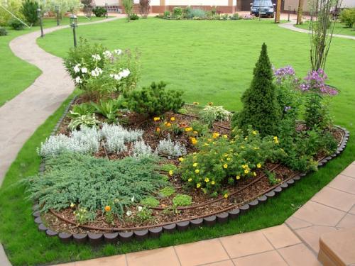 Формы клумб. Виды клумб и выбор места