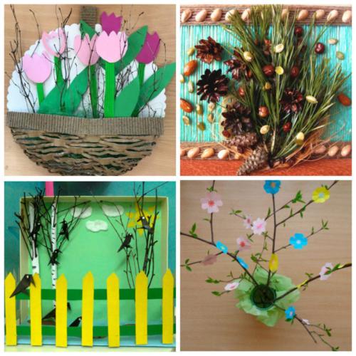 Весенние поделки в садик своими руками. Поделки на тему весна своими руками — 100 идей + мастер-классы с фото