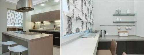 Кухня, совмещенная с балконом в стиле лофт. Объединение кухни с балконом – идеи дизайна и правила перепланировки