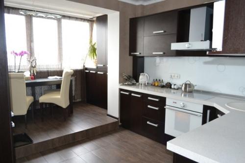 Дизайн балкона с кухней совмещенного. Дизайн-проект кухни с балконом