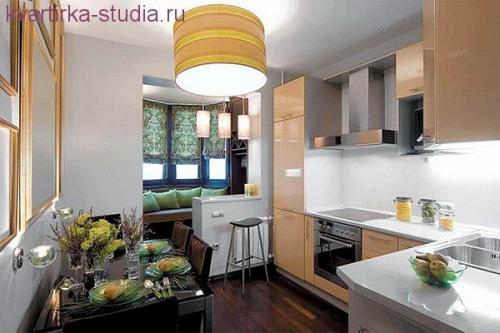 Дизайн балкона с кухней совмещенного. Дизайн-проект кухни с балконом 31