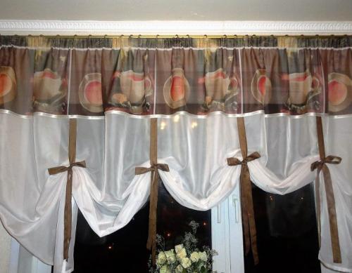 Тюль на кухню 2022. Разновидности
