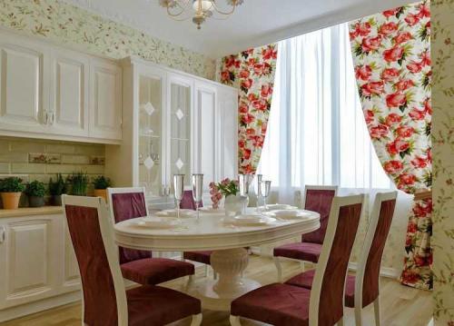 Как выбрать шторы для кухни с балконной дверью. Самые модные шторы на кухню с балконной дверью 31 Как выбрать шторы для кухни с балконной дверью. Самые модные шторы на кухню с балконной дверью 31