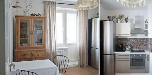 Как выбрать шторы для кухни с балконной дверью. Самые модные шторы на кухню с балконной дверью