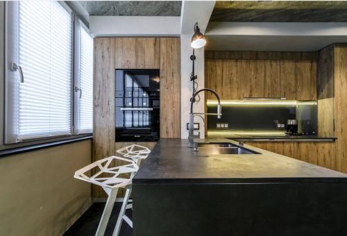 Кухня совмещенная с балконом. 112 самых стильных интерьеров кухни, совмещенной с балконом 19