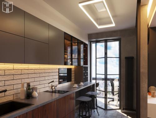 Кухня совмещенная с балконом. 112 самых стильных интерьеров кухни, совмещенной с балконом