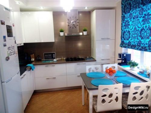 Дизайн кухни 10 кв. Идеи планировки на 10 метрах 07