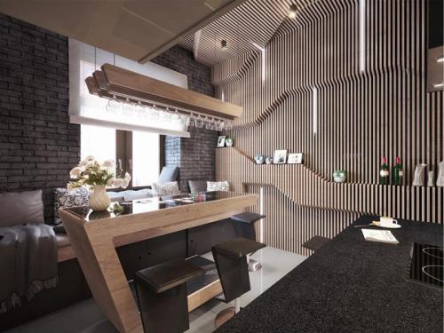 Дизайн 18 метровой кухни. Дизайн кухни площадью 18 кв. метров