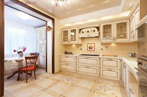 Дизайн кухонь совмещенных с балконом. Кухня, совмещенная с балконом или лоджией: фото удачного дизайна, советы по объединению 05