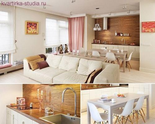 Дизайн кухонь совмещенных с балконом. Кухня, совмещенная с балконом или лоджией: фото удачного дизайна, советы по объединению 03