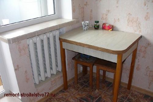 Дизайн кухни совмещенной с лоджией. Выбор стиля 13