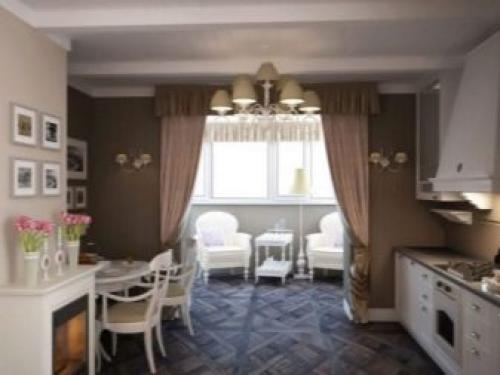 70 идей оформления окна на кухне с балконной дверью. Кухня с балконной дверью: лучшие фото примеры дизайн-проектов, планировок и оформления кухни 19