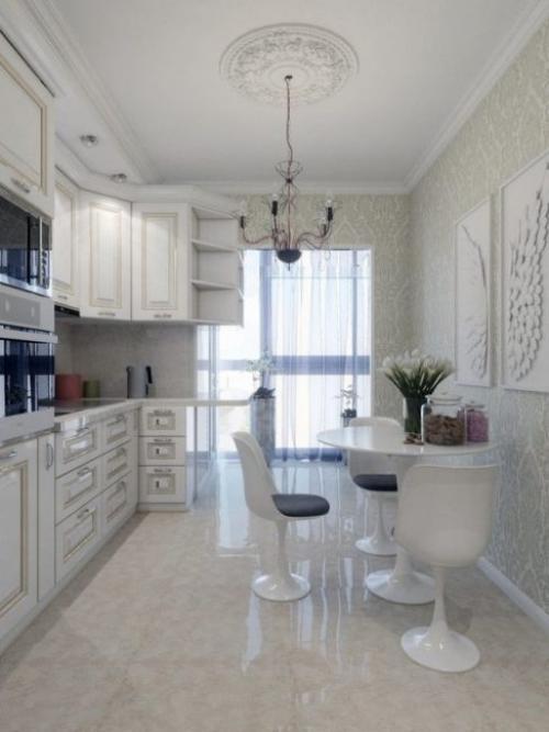 Дизайн кухни 8м2 с балконом. Дизайн кухни 8-12 кв.м. в квартире с балконом. ТОП-5 советов для объединение пространства + 100 ФОТО