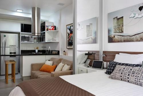 План студии 20 кв м. Идеи современного интерьера и дизайнерские приемы для маленьких студий