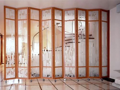 Стеклянные перегородки в интерьере. Особенности конструкции стеклянных перегородок 08