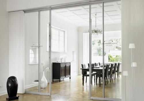 Стеклянные перегородки в интерьере. Особенности конструкции стеклянных перегородок 11