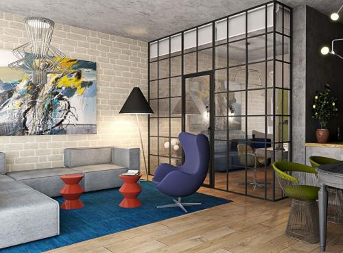 Стеклянные перегородки в интерьере. Особенности конструкции стеклянных перегородок 09