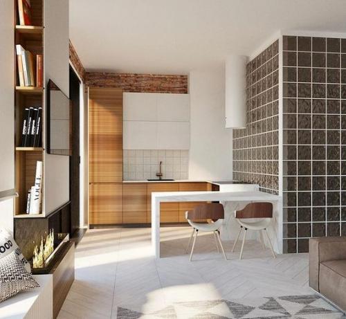 Кухня Столовая Гостиная в квартире. Дизайн современной кухни-гостиной: 10 важных правил