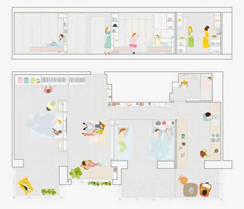 Передвижные стены в интерьере маленькой квартиры. Как создать дополнительную комнату с помощью передвижной стены-трансформера