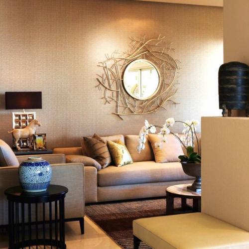 Оригинальное оформление стен в гостиной. Как оформить стену над диваном в гостиной — декор, покраска большой, прямоугольной стены в интерьере гостиной + фото красивого дизайна