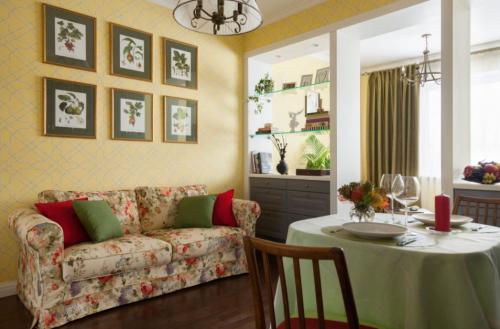 Декор стен в гостиной в современном стиле. Материалы для дизайна