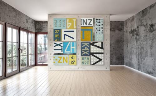 Декор стен в гостиной в современном стиле. Материалы для дизайна