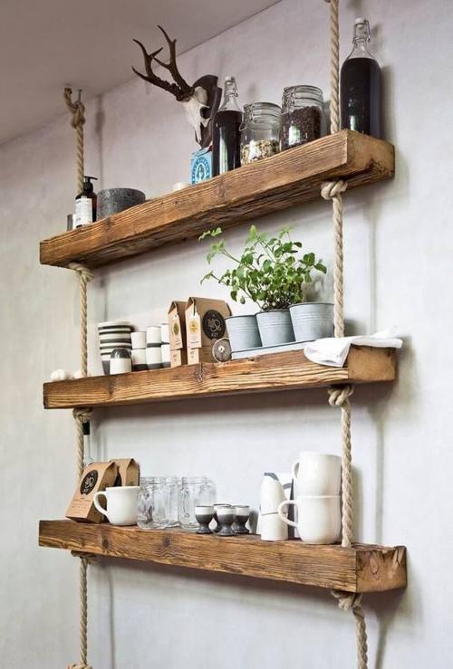 Оригинальные полки на стену. Оригинальные настенные полки — 50 фото идей
