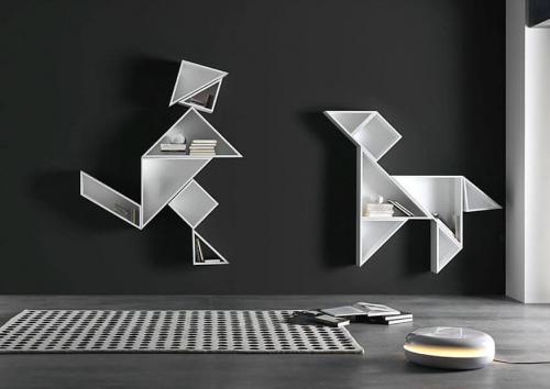 Оригинальные полки на стену. Оригинальные настенные полки — 50 фото идей