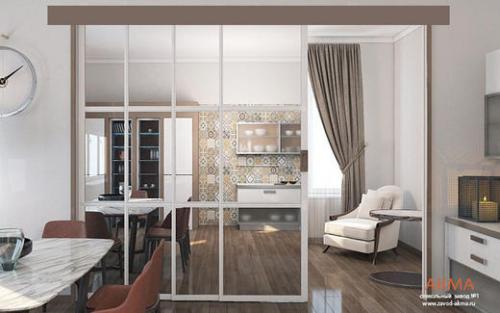 Раздвижные стены перегородки в квартире. Преимущества и недостатки 13