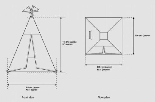 Вигвам для ребенка за 20 минут. Блог Елены Селивановой 06