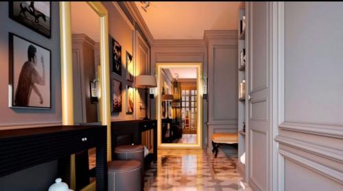 Цвет стен в узком коридоре. Специальный дизайн для узкого коридора