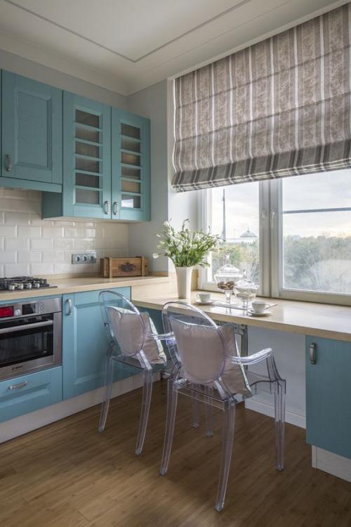 Современные шторы на кухню. Особенности штор для кухни