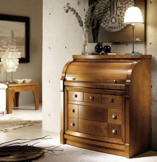 Секретер современный. Использование в интерьере