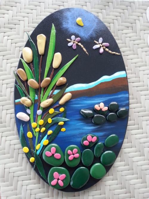 Панно из морских камней своими руками. Поделки из камней: удивительные идеи и оригинальные решения применения камней (90 фото)