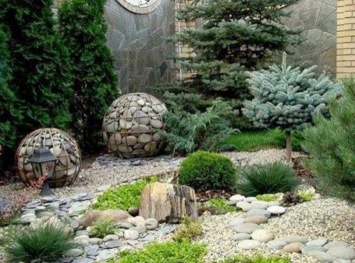 Морская галька в ландшафтном дизайне. Морская галька в ландшафте