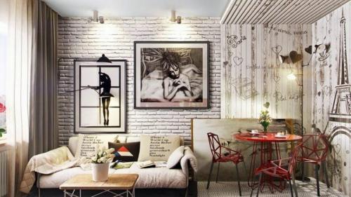 Декоративный кирпич обои. Декоративные обои под кирпич в интерьере: особенности дизайна, а также идеи красивого сочетания (130 фото)