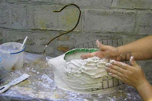 Кашпо из гипса своими руками. Кашпо из гипса