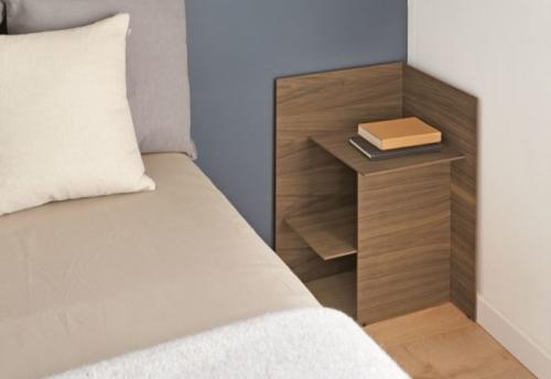 Спальня с одной прикроватной тумбочкой. Важные нюансы по выбору прикроватных тумбочек для спальни