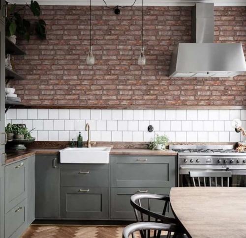 Обои под кирпич в интерьере спальни. Декоративные обои под кирпич в интерьере: советы по выбору + 130 фото интересных моделей обоев с имитацией кирпичной кладки