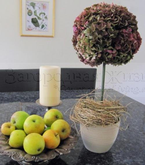 Как можно создать осеннюю композицию из натуральных материалов для украшения сада или террасы. Осенние композиции