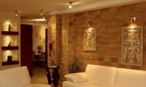 Чем клеить каменные обои. Принципы дизайнерского оформления