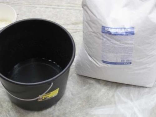 Гипс для форм пропорции. Разведение для заливки в формы