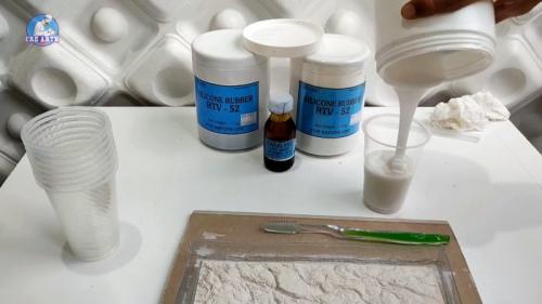 Гипсовая форма своими руками. Процесс изготовления силиконовой формы и отливки настенной плитки из гипса