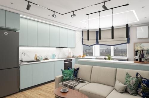 Как организовать свет и освещение в объединенном пространстве кухни и гостиной. Освещение кухни и кухни-гостиной — правила, идеи, примеры