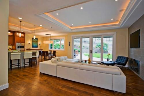 Как организовать свет и освещение в объединенном пространстве кухни и гостиной. Освещение кухни и кухни-гостиной — правила, идеи, примеры