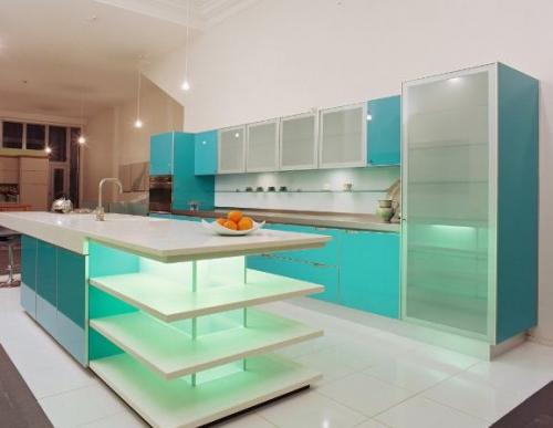 Стильный и уютный: как использовать цвет морской волны в интерьере 04 Стильный и уютный: как использовать цвет морской волны в интерьере 04