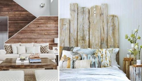 Интерьер из необрезной доски. Особенности