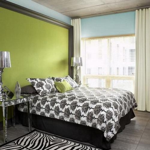 Как сделать акцентную стену. Выделение цветом