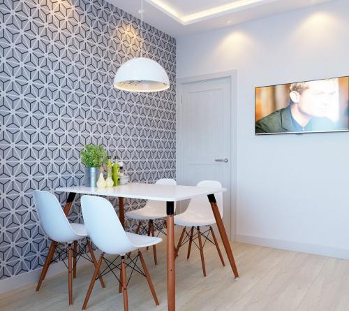 Акцентная стена в кухне. Дизайн стен на кухне — 106 вариантов отделки в реальных фото